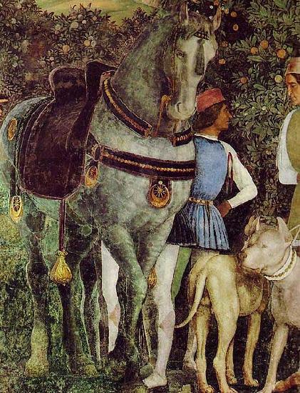 Andrea Mantegna Detail of the frescoes in the Camera degli Sposi in the Palazzo Ducale in Mantua Norge oil painting art